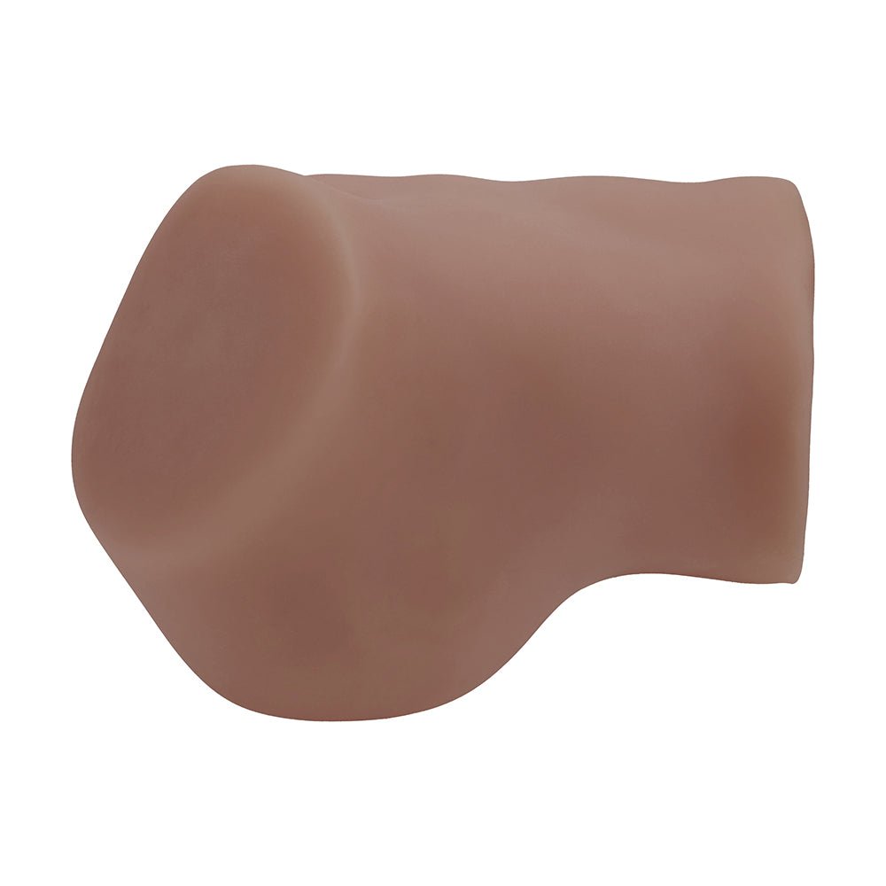 Xkin Bodyforms Eve Rhodes Dual Entry Vibrating Masturbator Brown - Image 9