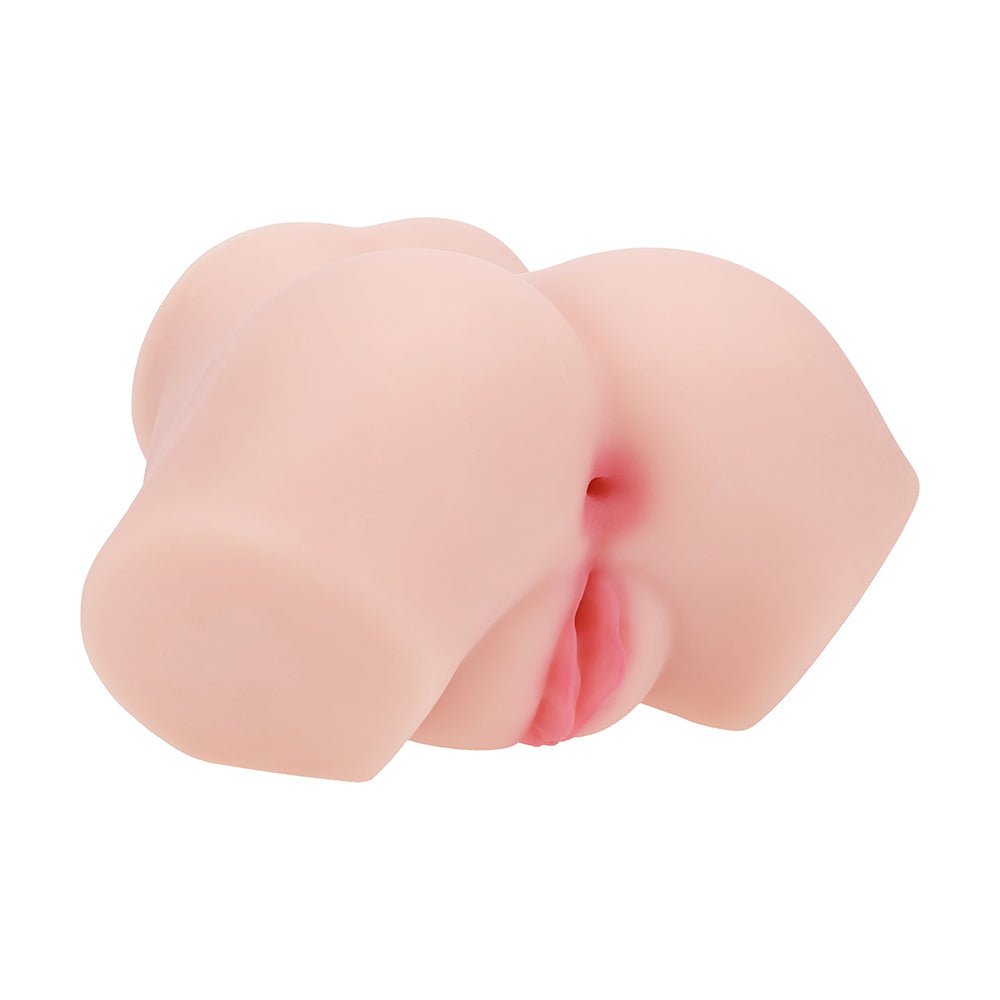 Xkin Bodyforms Aria Summers Dual Entry Vibrating Masturbator Beige - Image 3