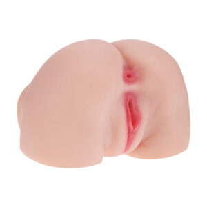 Xkin Bodyforms Mia Hart Dual Entry Vibrating Masturbator Beige - Image 3