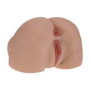 Xkin Bodyforms Nina Vale Dual Entry Vibrating Masturbator Tan - Image 3