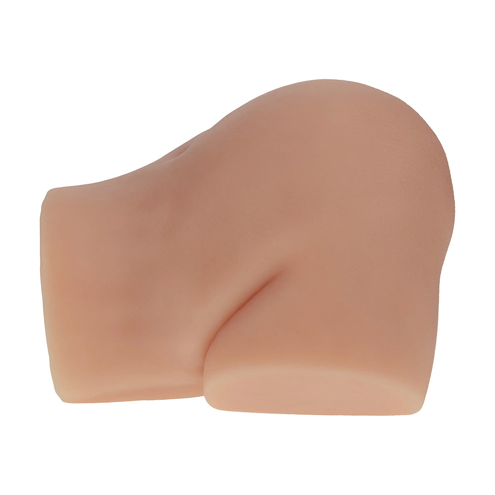Xkin Bodyforms Nina Vale Dual Entry Vibrating Masturbator Tan - Image 7