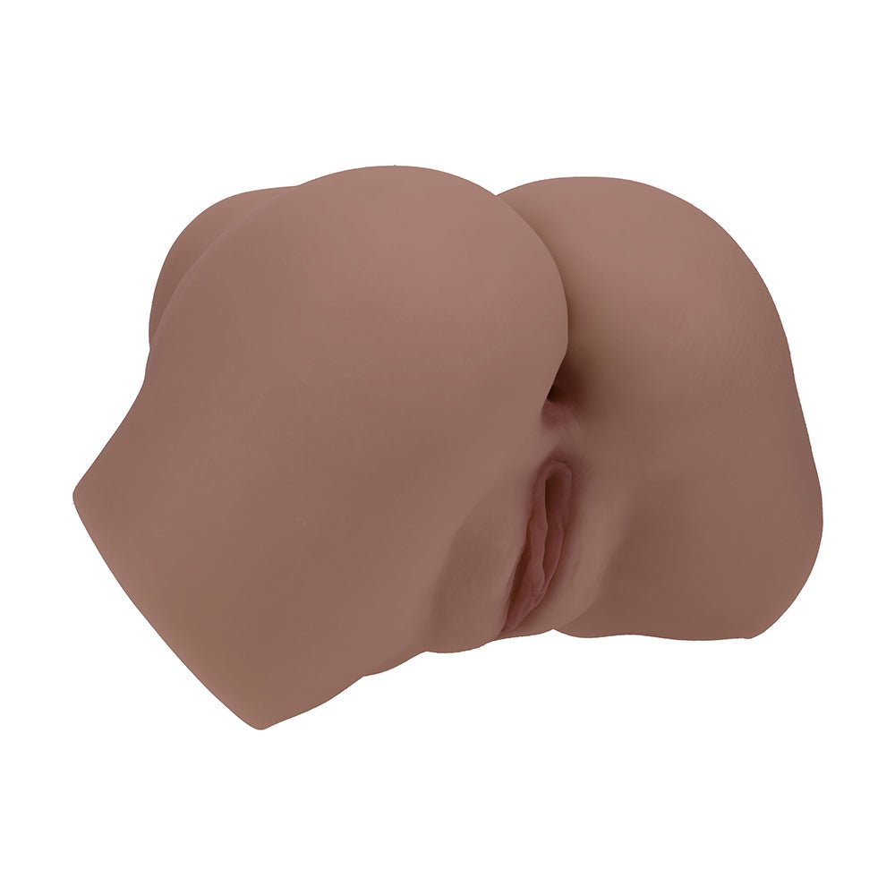 Xkin Bodyforms Layla Love Dual Entry Vibrating Masturbator Brown - Image 3