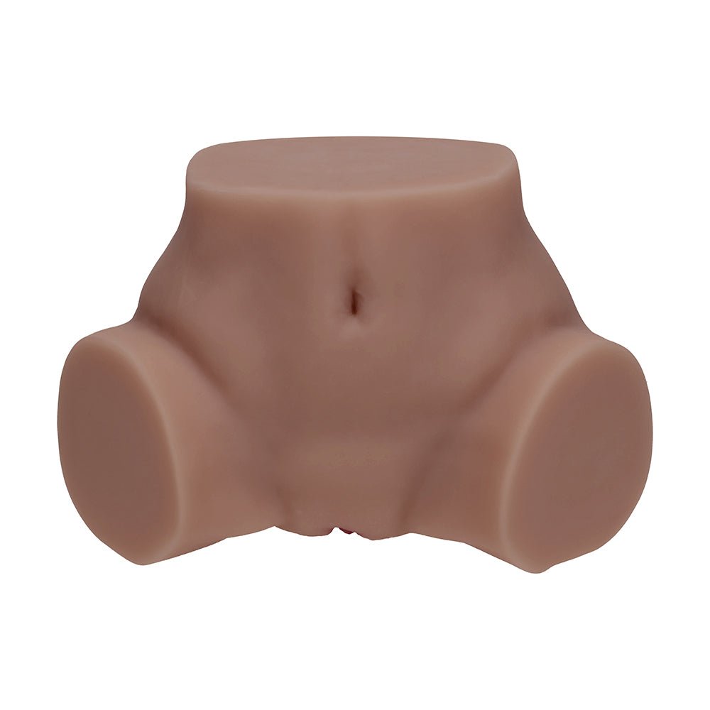 Xkin Bodyforms Layla Love Dual Entry Vibrating Masturbator Brown - Image 5