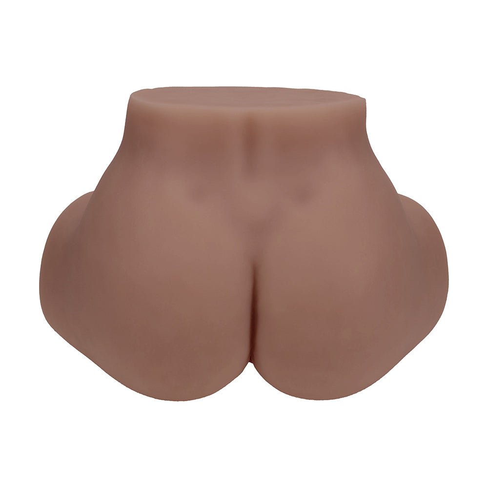 Xkin Bodyforms Layla Love Dual Entry Vibrating Masturbator Brown - Image 6