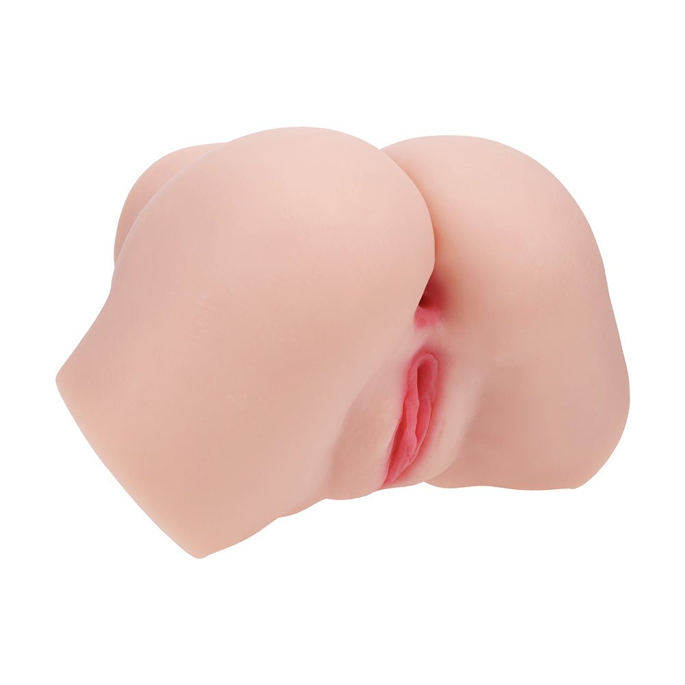 Xkin Bodyforms Ivy Lane Dual Entry Vibrating Masturbator Beige - Image 3