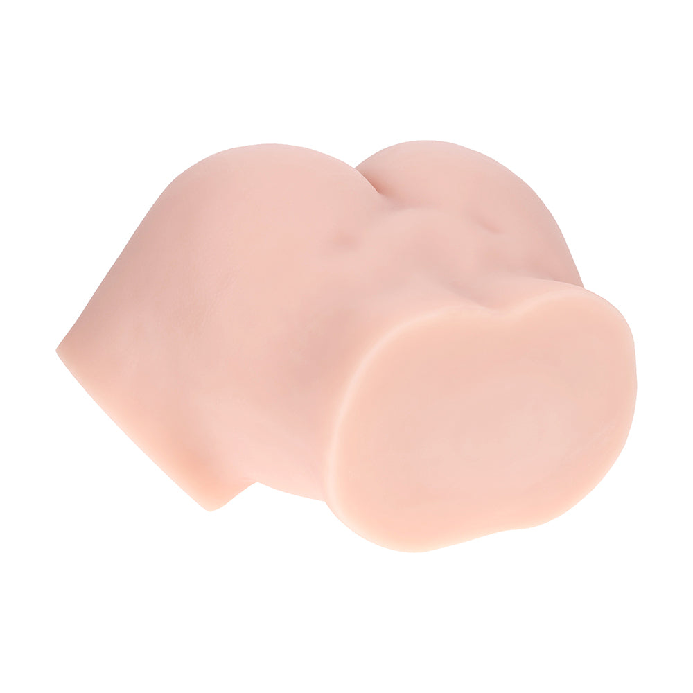 Xkin Bodyforms Bree Knox Dual Entry Vibrating Masturbator Beige - Image 7