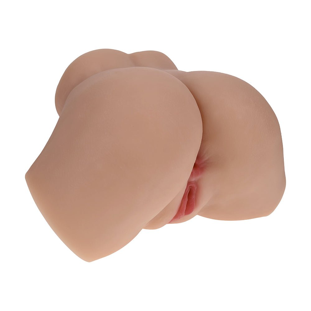 Xkin Bodyforms Valentina Vellure Dual Entry Vibrating Masturbator Tan - Image 3