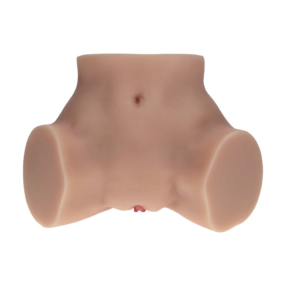Xkin Bodyforms Valentina Vellure Dual Entry Vibrating Masturbator Tan - Image 5