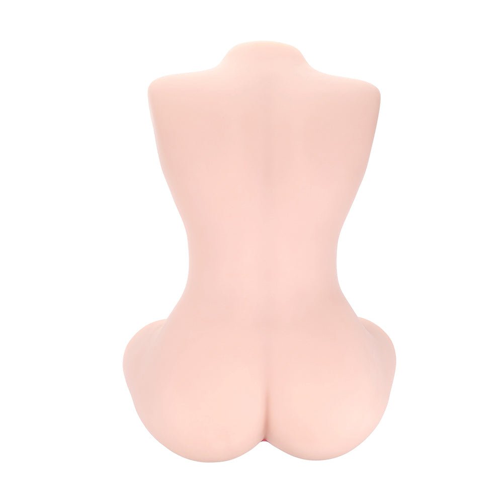 Xkin Bodyforms Ava Monroe Dual Entry Vibrating Masturbator with Interchangeable Sleeve Beige - Image 10