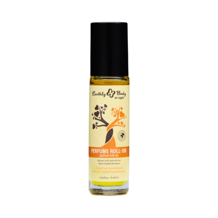 Earthly Body at Night Aphrodisiac Roll-on Perfume Grapefruit Sandalwood 0.34 oz.