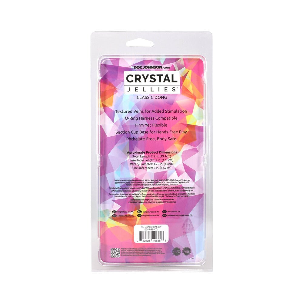 Crystal Jellies 7.5 in. Dong Rainbow - Image 6