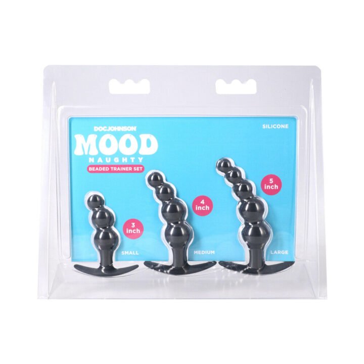 Mood Naughty Beaded Trainer Set Black