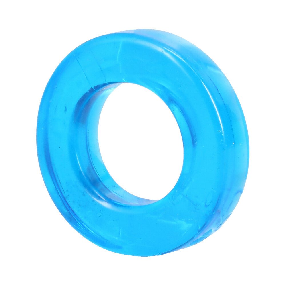 ROCK SOLID Double Pack Cock Rings Blue - Image 4