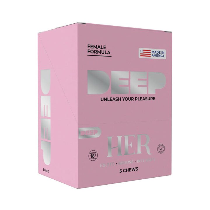 DEEP Her Chews 5/Card 6-Pack Display