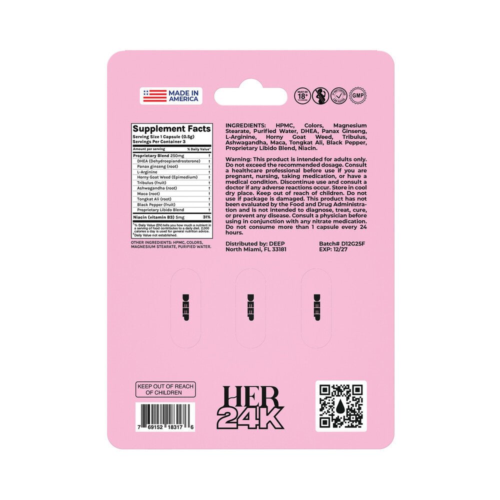 DEEP Her 24K Capsules 3/Card 1.5g - Image 2