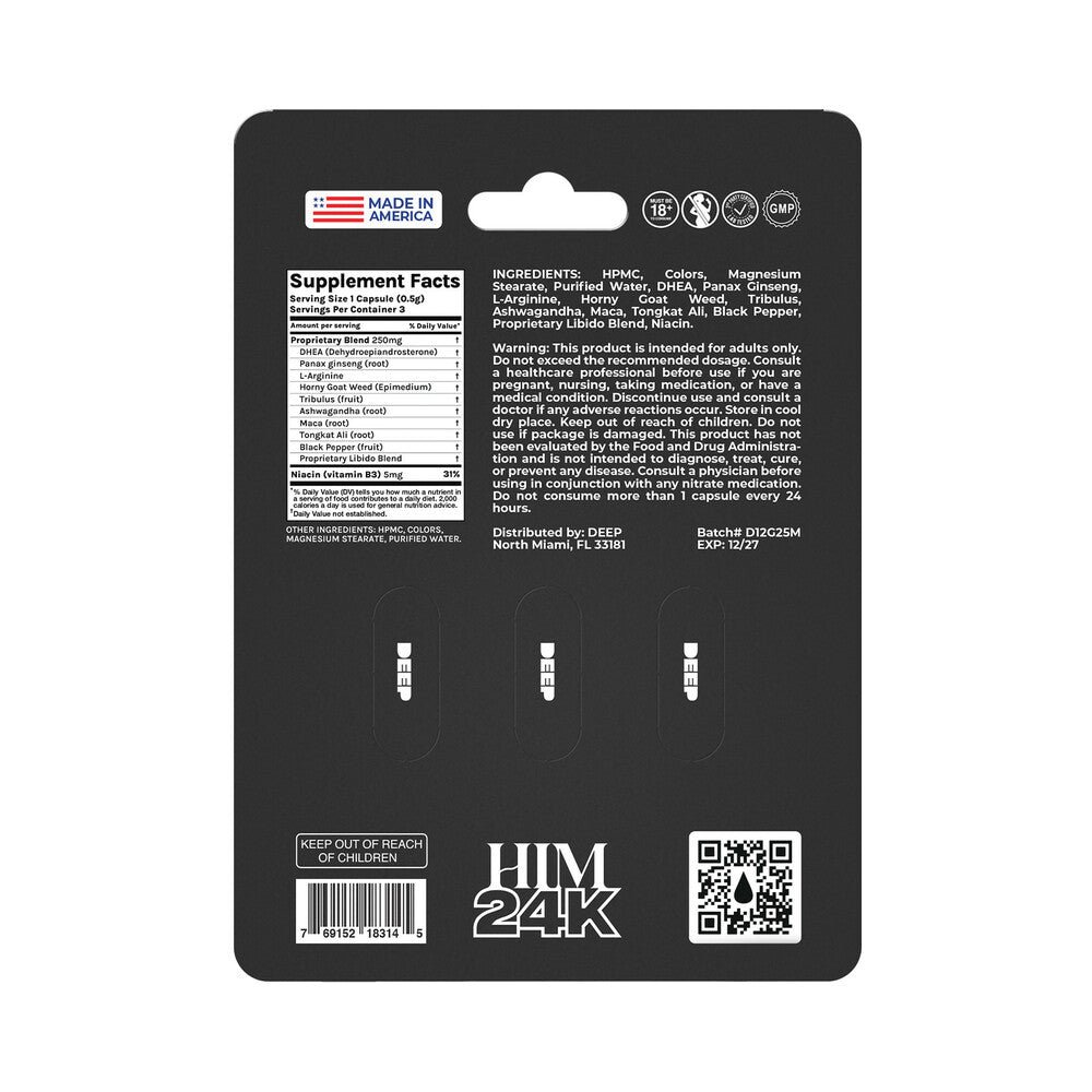 DEEP Him 24K Capsules 3/Card 1.5g - Image 2