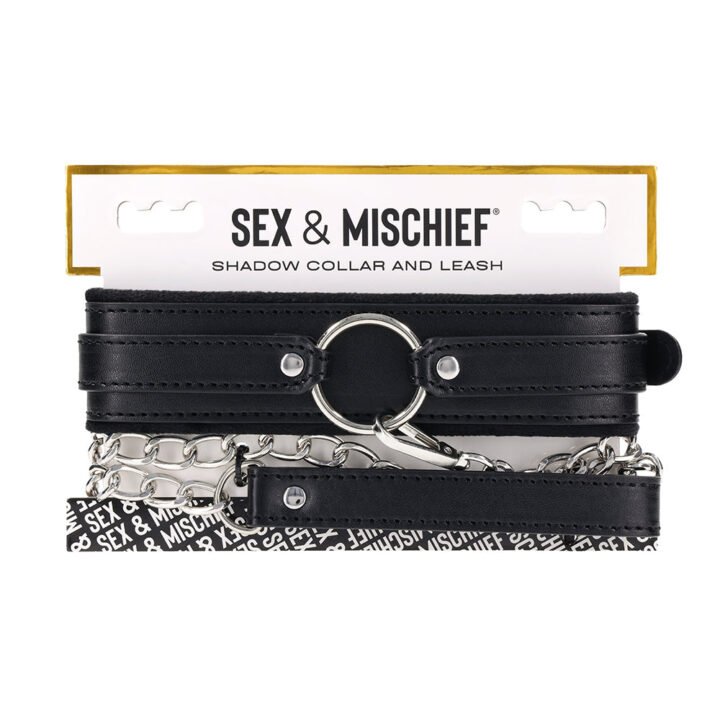Sportsheets Sex & Mischief Shadow Collar and Leash