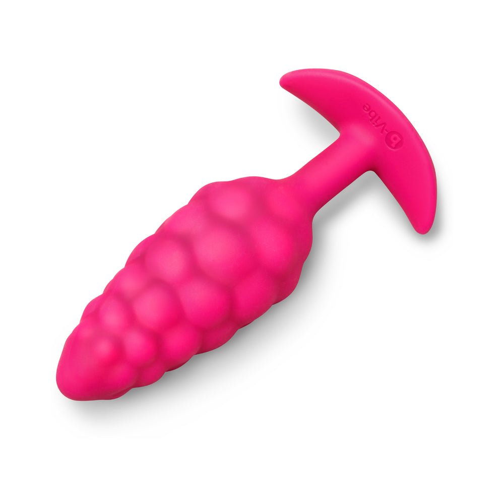 b-Vibe Bump Texture Plug Pink - Image 5