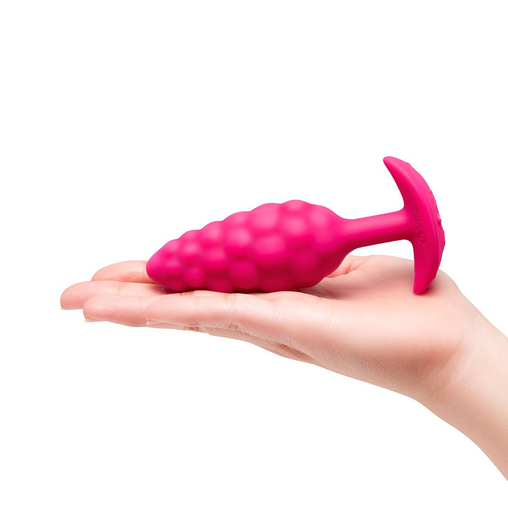 b-Vibe Bump Texture Plug Pink - Image 6