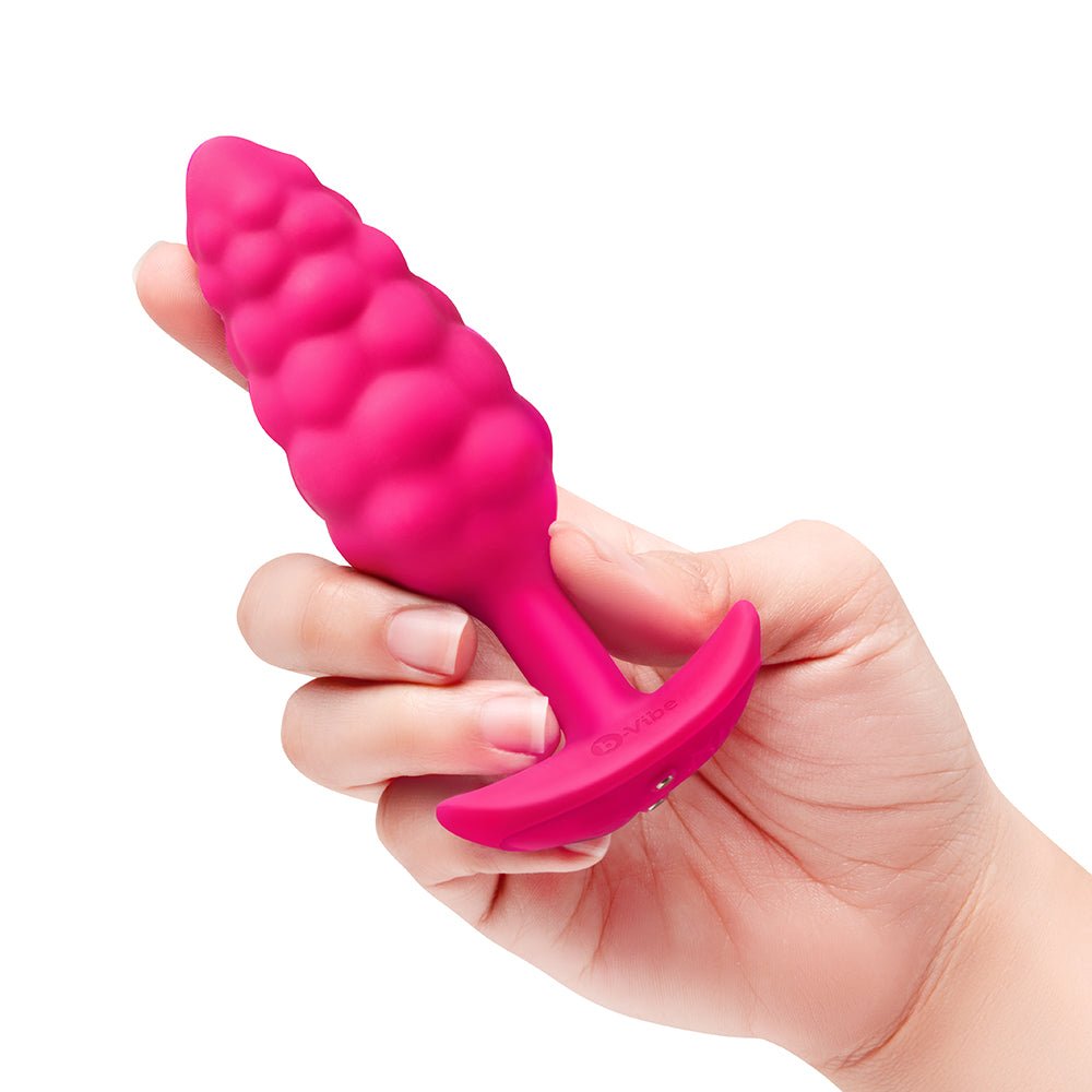 b-Vibe Bump Texture Plug Pink - Image 7