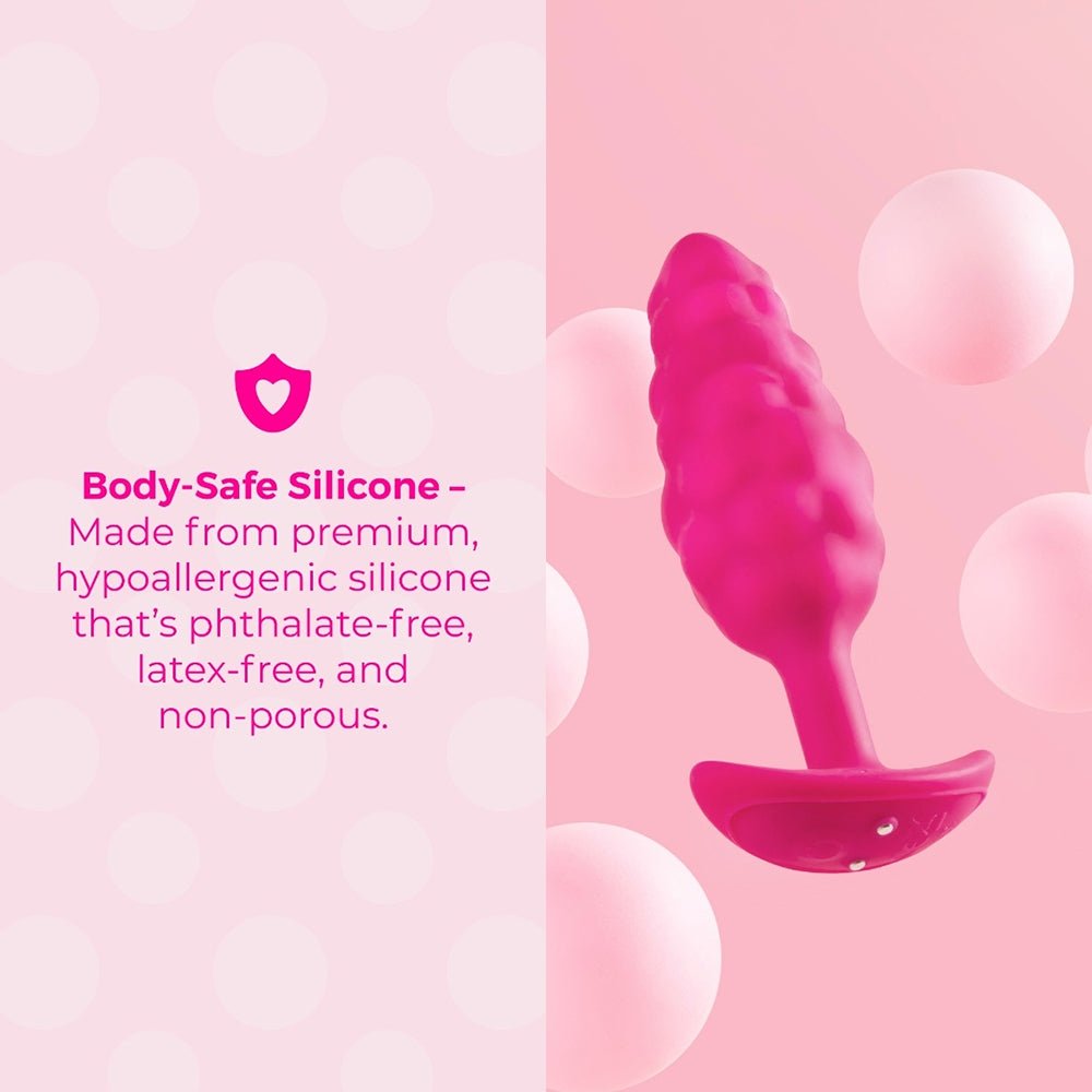 b-Vibe Bump Texture Plug Pink - Image 10