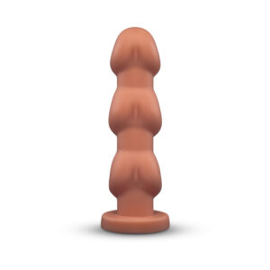 b-Vibe Headz 10.5 in. Multi-Bulb Dildo with Flared Base - Image 3