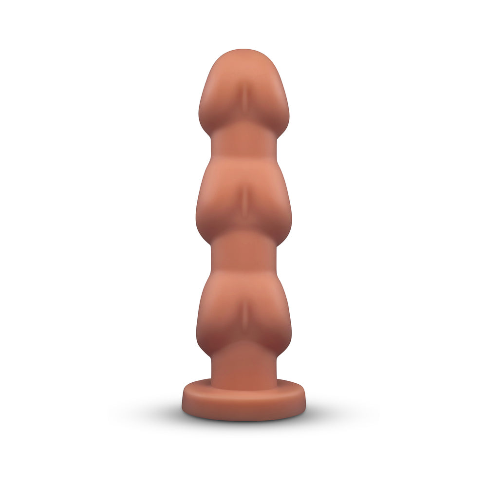 b-Vibe Headz 10.5 in. Multi-Bulb Dildo with Flared Base - Image 3