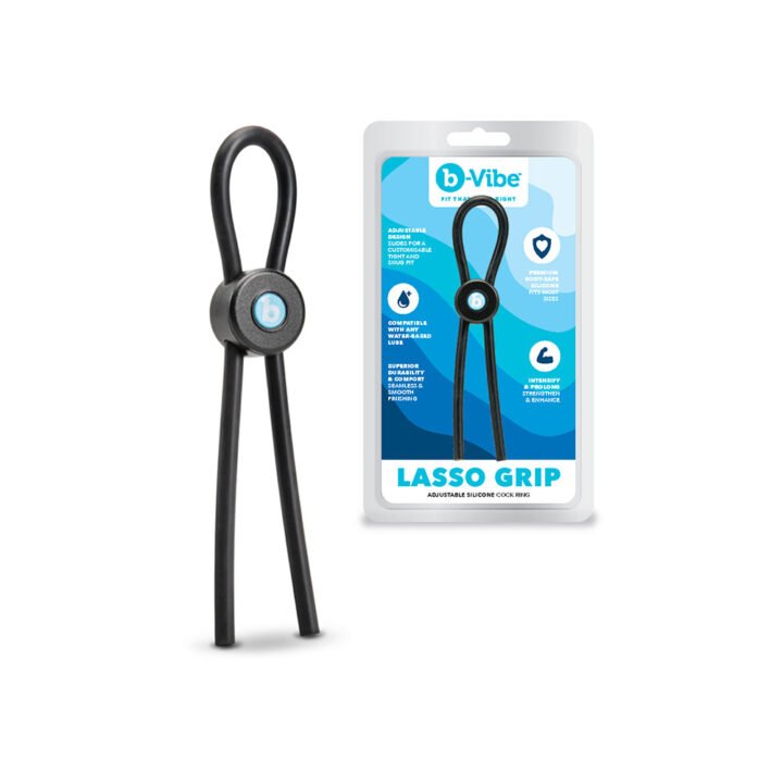b-Vibe Lasso Grip Fully Adjustable Silicone C-Ring