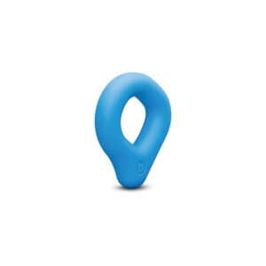 Alternative view of b-Vibe Flex Ring Drip Silicone C-Ring Blue