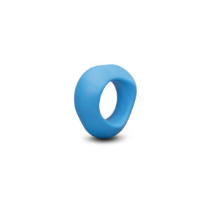 Alternative view of b-Vibe Flex Ring Delta Silicone C-Ring Blue