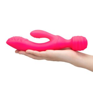 Together Toy Tri Delight Dual-Ended Triple Stim Wand & Rabbit Vibrator - Image 8