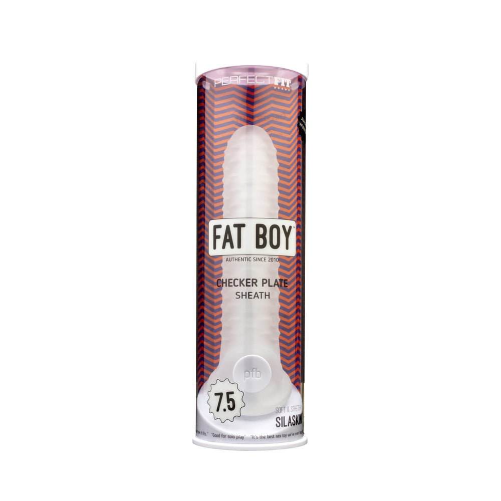 Perfect Fit Fat Boy Checker Box Sheath 7.5 in. Clear