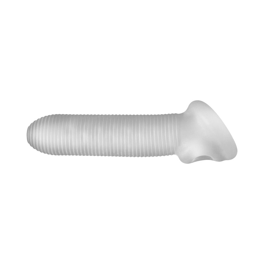 Perfect Fit Fat Boy Micro Ribbed Sheath 6.5 in. Clear - Image 3