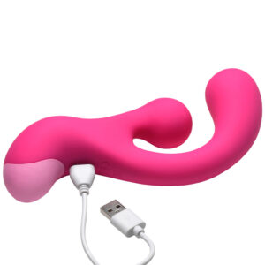 BANG! Gyro Rabbit Silicone Vibrator Pink - Image 7