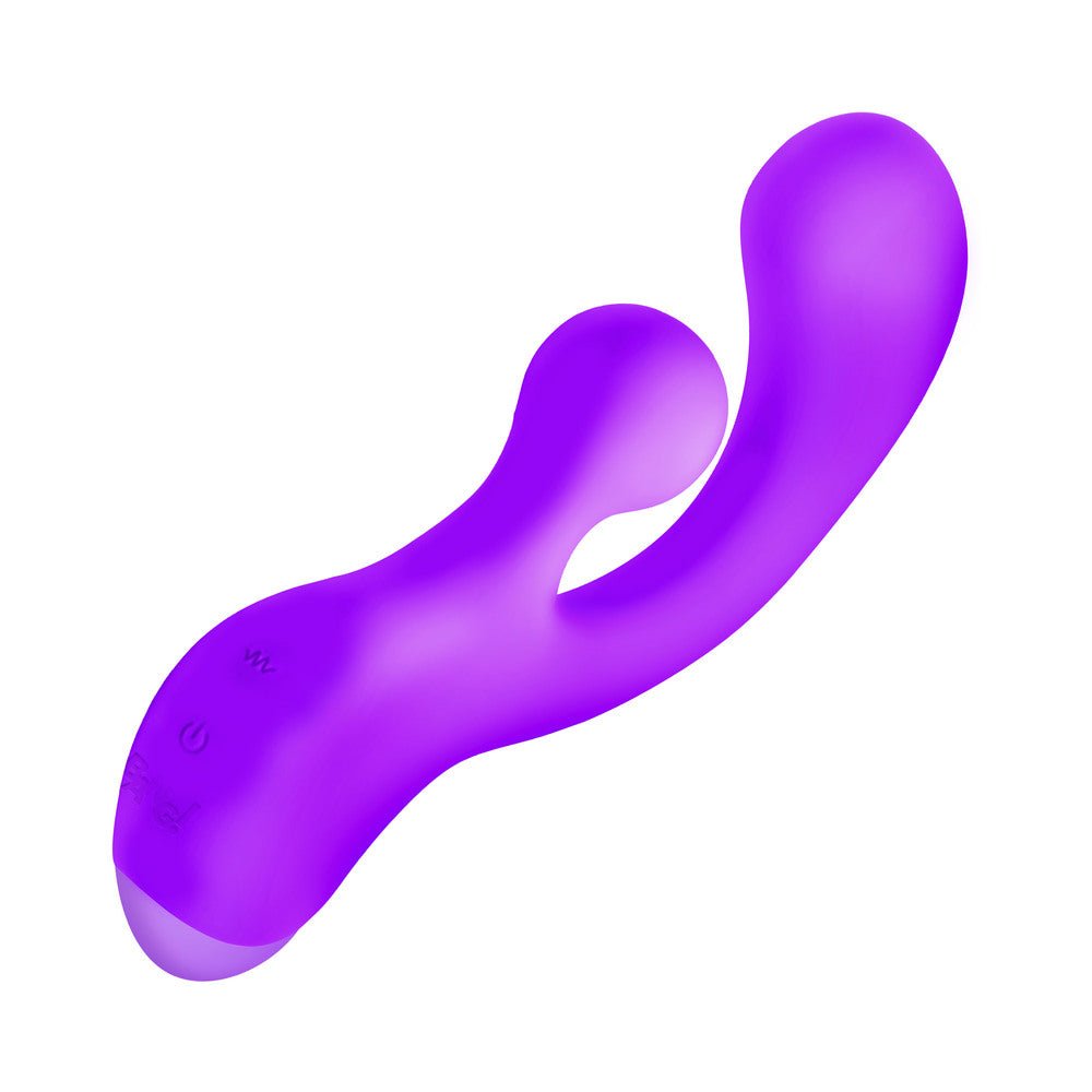 BANG! Gyro Rabbit Silicone Vibrator Purple - Image 2
