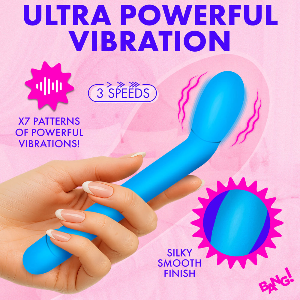 BANG! Slim G-Spot Vibrator Blue - Image 6