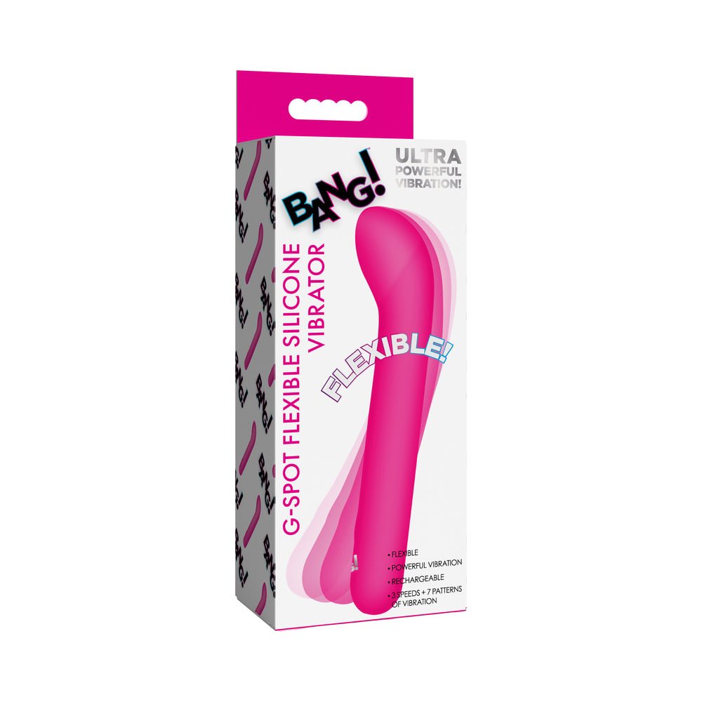 BANG! G-Spot Flexible Silicone Vibrator Pink