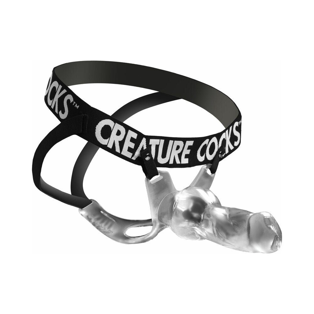 Creature Cocks Snow Wolf Hollow Strap-On with Harness - Image 2