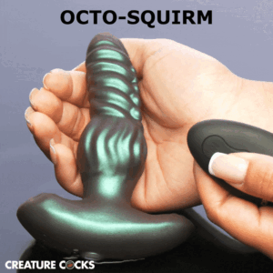 Creature Cocks Octo-Squirm Vibrating & Squirming Silicone Anal Plug - Image 9