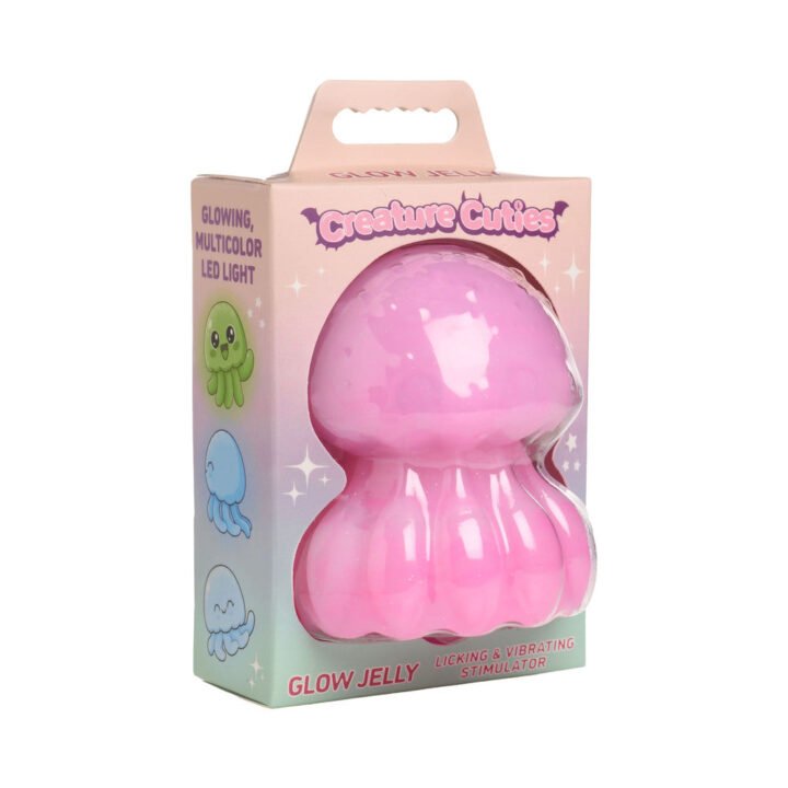 Creature Cuties Glow Jelly Licking & Vibrating Stimulator