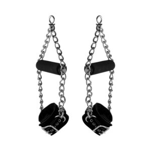Strict Leather Fur Lined Nubuck Suspension Cuffs with Grip