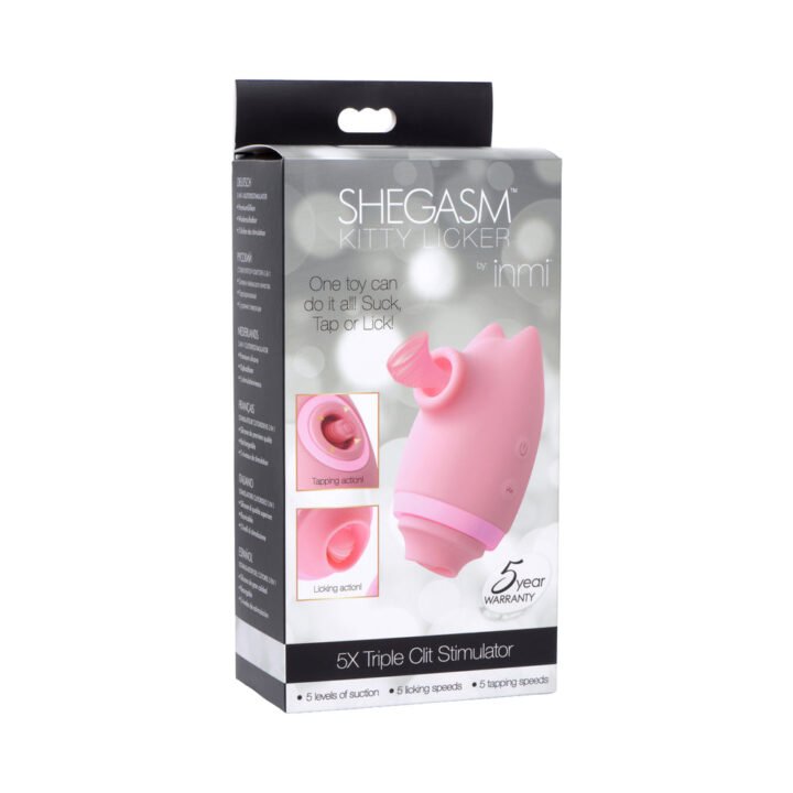 Shegasm Kitty Licker 5X 3-in-1 Clit Stimulator