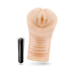 Alternative view of EnLust Georgia Male Masturbator with Bullet Vibrator