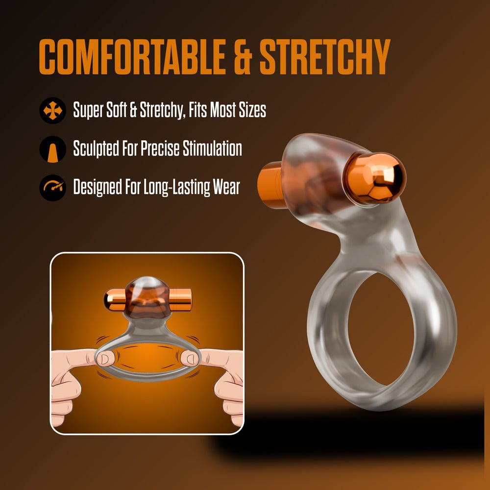 Stay Hard Vibrating Cock Ring Set with Sleeve 2 - Image 10