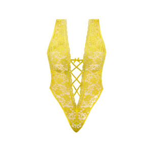 Magic Silk Daffodil Dreams Teddy with Snap Crotch Yellow S/M - Image 6