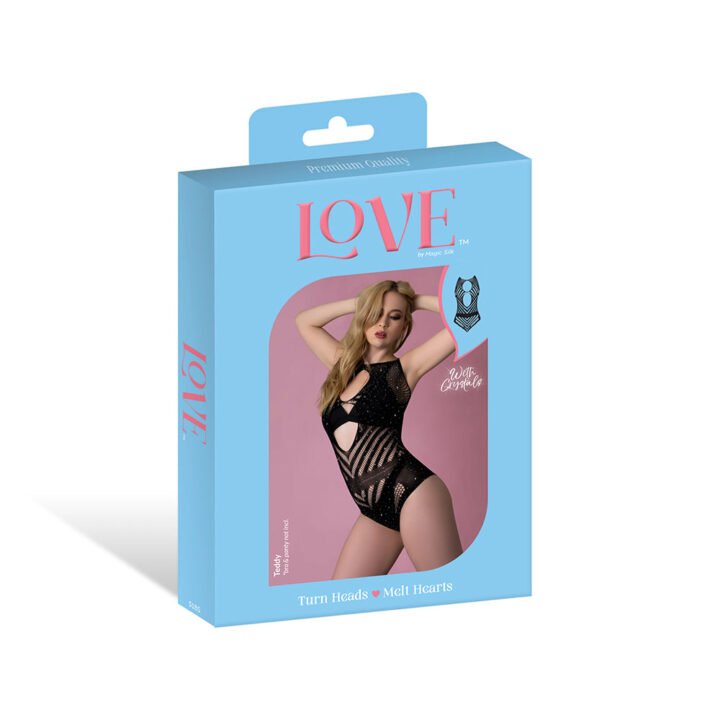 Magic Silk Seamless Teddy Black O/S