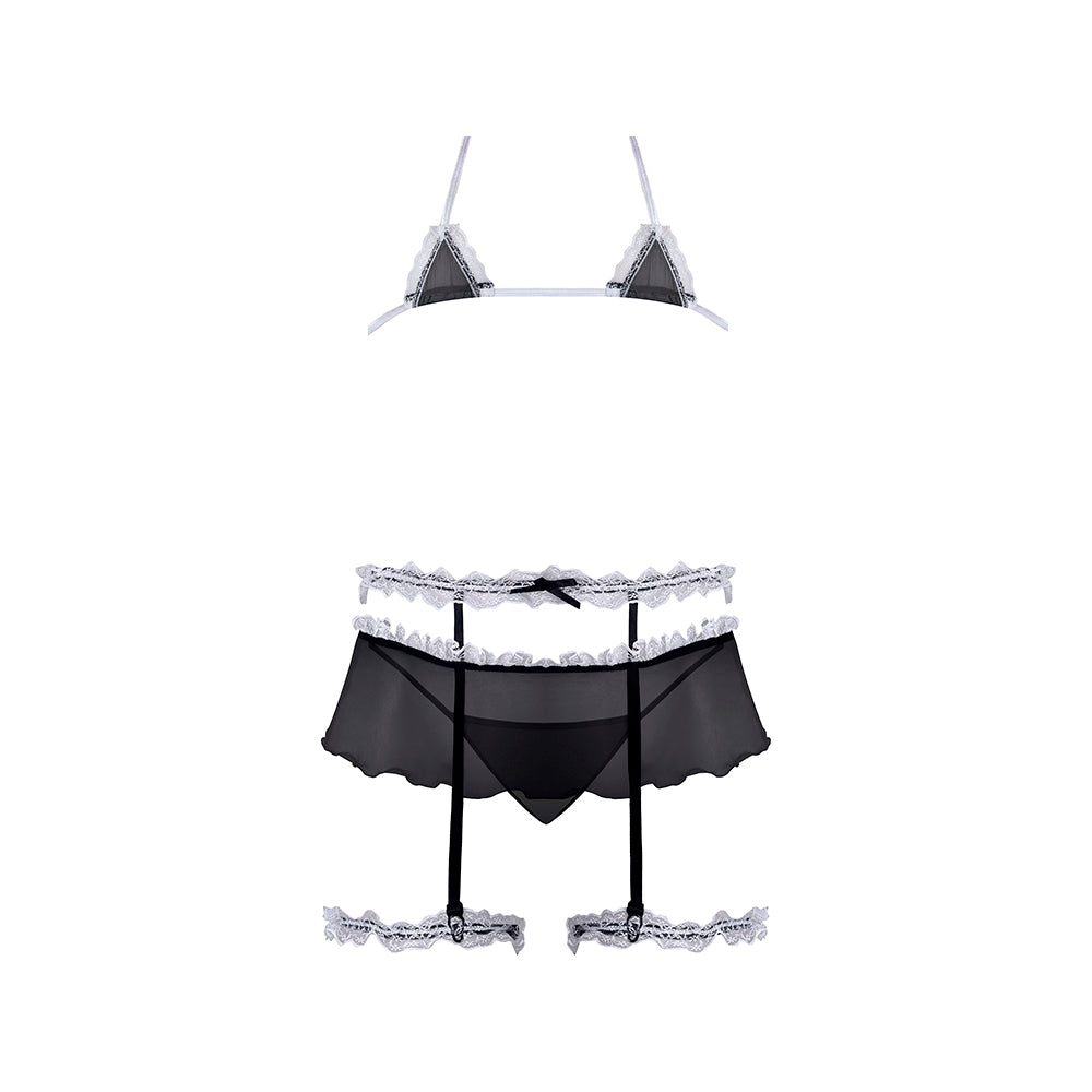 Magic Silk Sexy Time Frills & Thrills Black S/M - Image 4