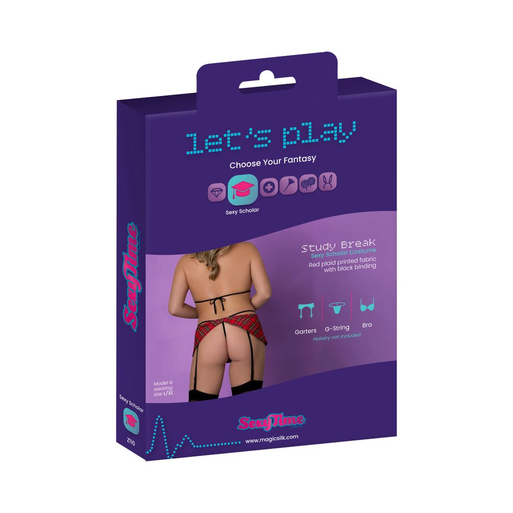 Magic Silk Sexy Time Study Break Red S/M - Image 9