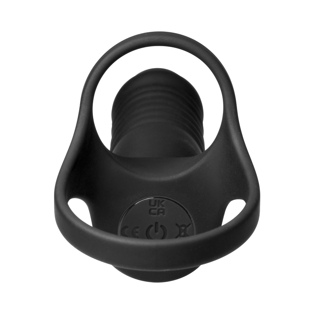 JOCK Enhancers Double Thrust Thrusting & Vibrating Double Penetration C-Ring w/ Remote - Image 8