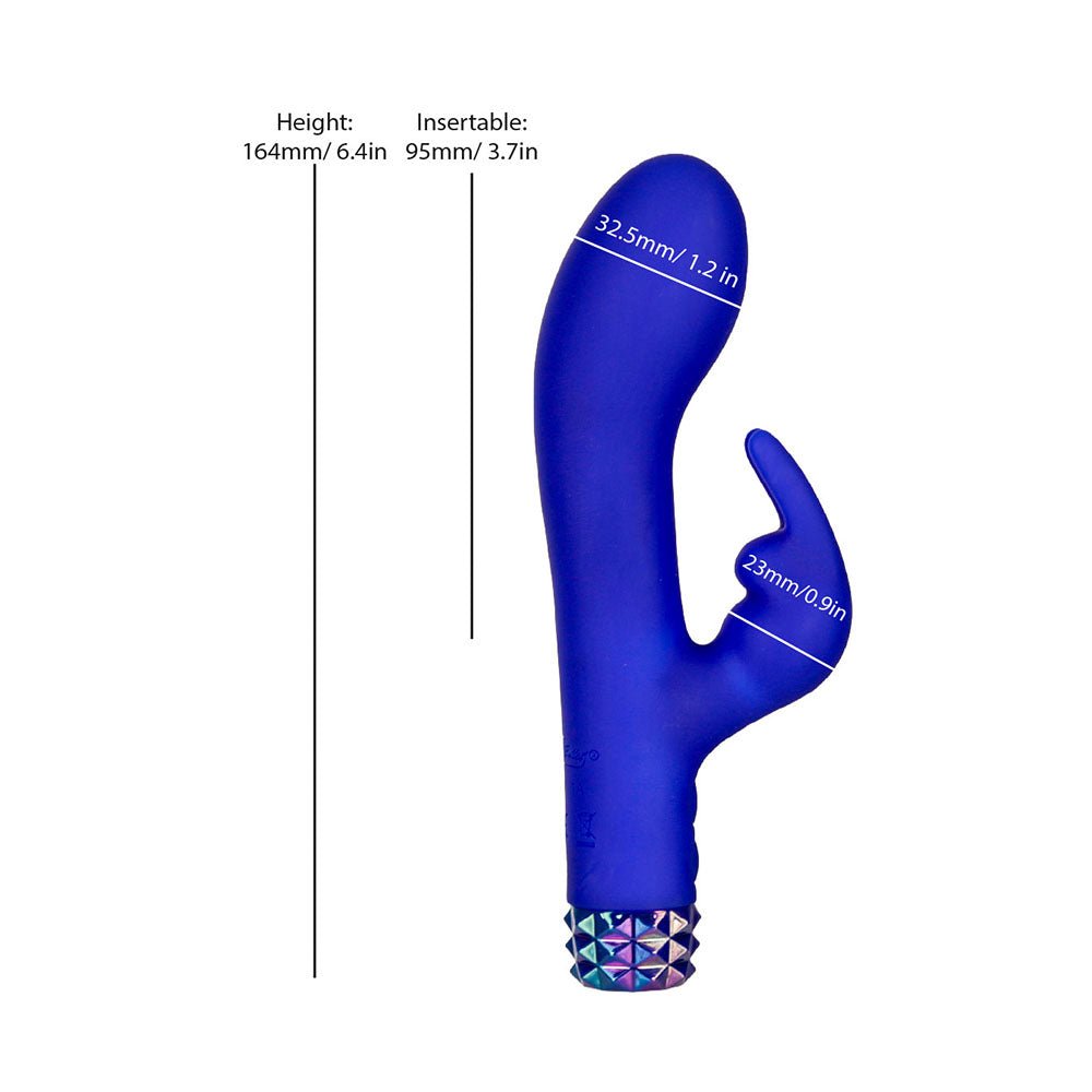 M''Lady Bunny Vibrator 6 in. Blue - Image 7